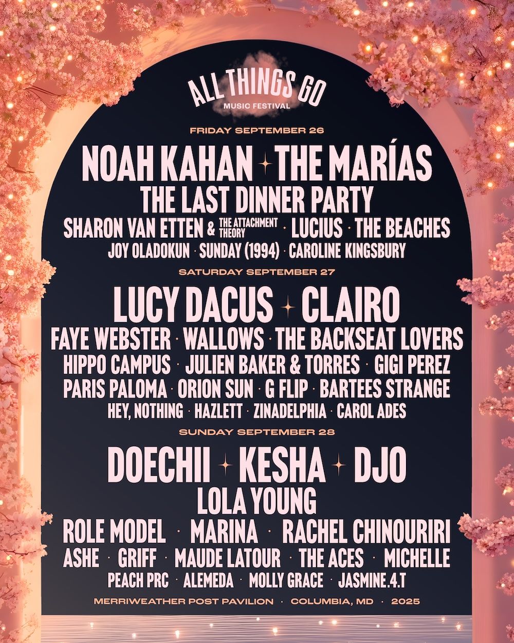 All Things Go Music Festival: Lucy Dacus  Clairo  & Faye Webster - Saturday, 26 September | Event in Columbia