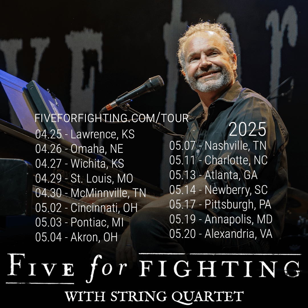 Five for Fighting at Flagstar Strand Theatre For The Performing of Arts, 3 May | Event in Pontiac | AllEvents