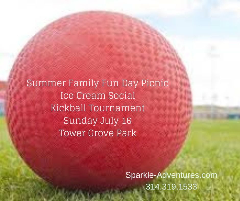Summer Family Fun Day Picnic Ice Cream Social/Kickball Tournament, Tower Grove Park, St. Louis
