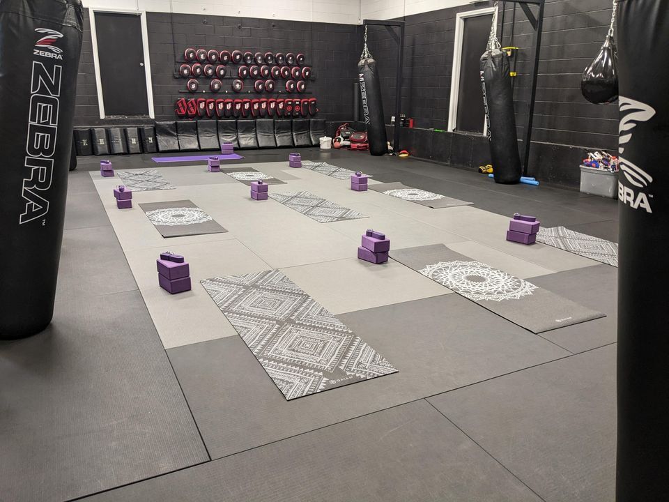 Early Morning Yoga Class, South Coast Self Defense, New Bedford