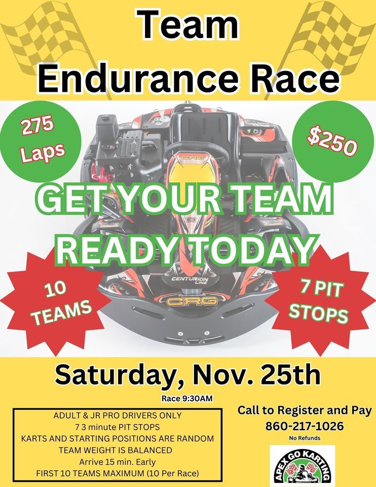 Team Endurance Race, 504 Bushy Hill Rd, Simsbury, CT 060702931, United