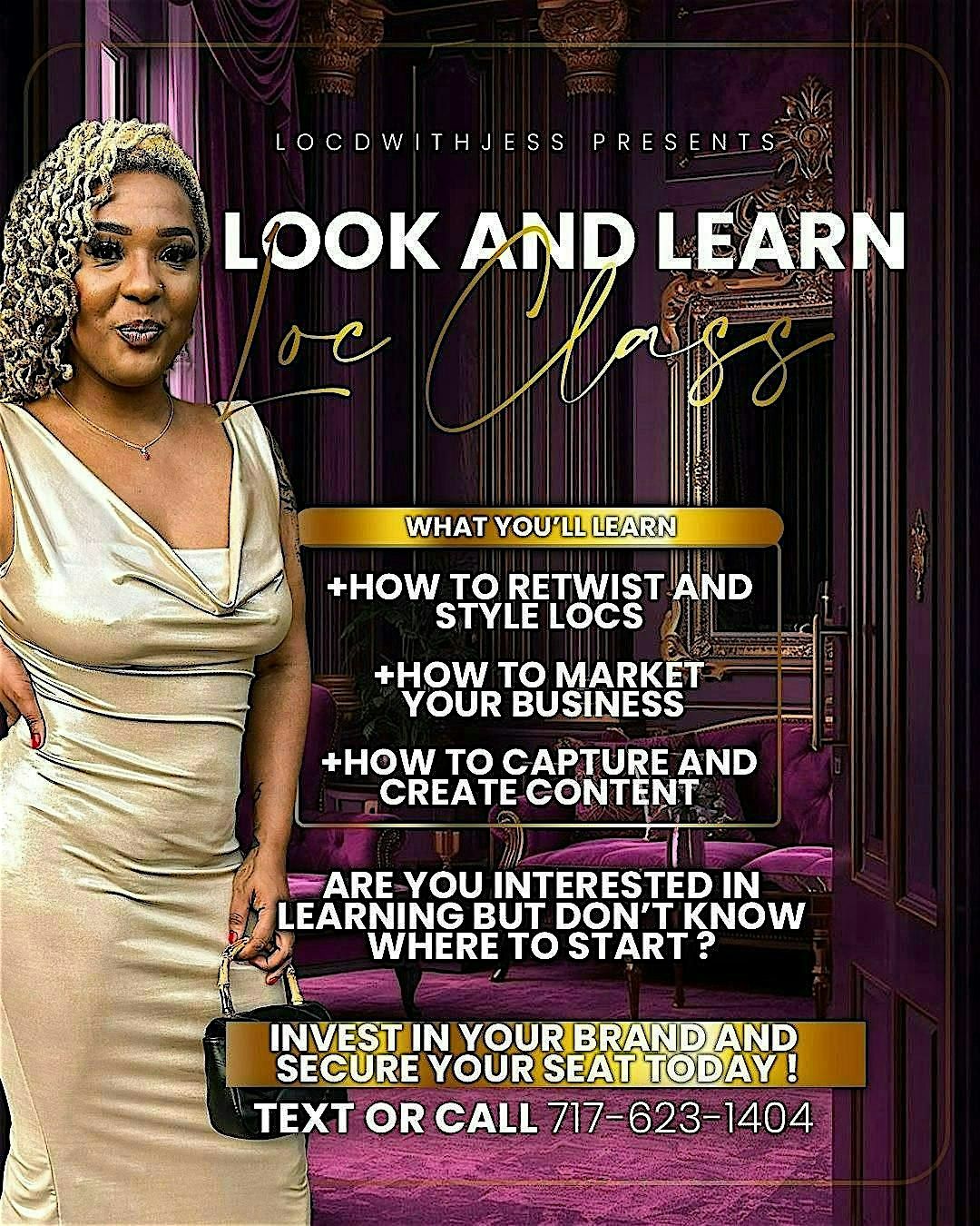 Learn Locs With Jess ( Harrisburg ), 4 January | Event in Wormleysburg | AllEvents