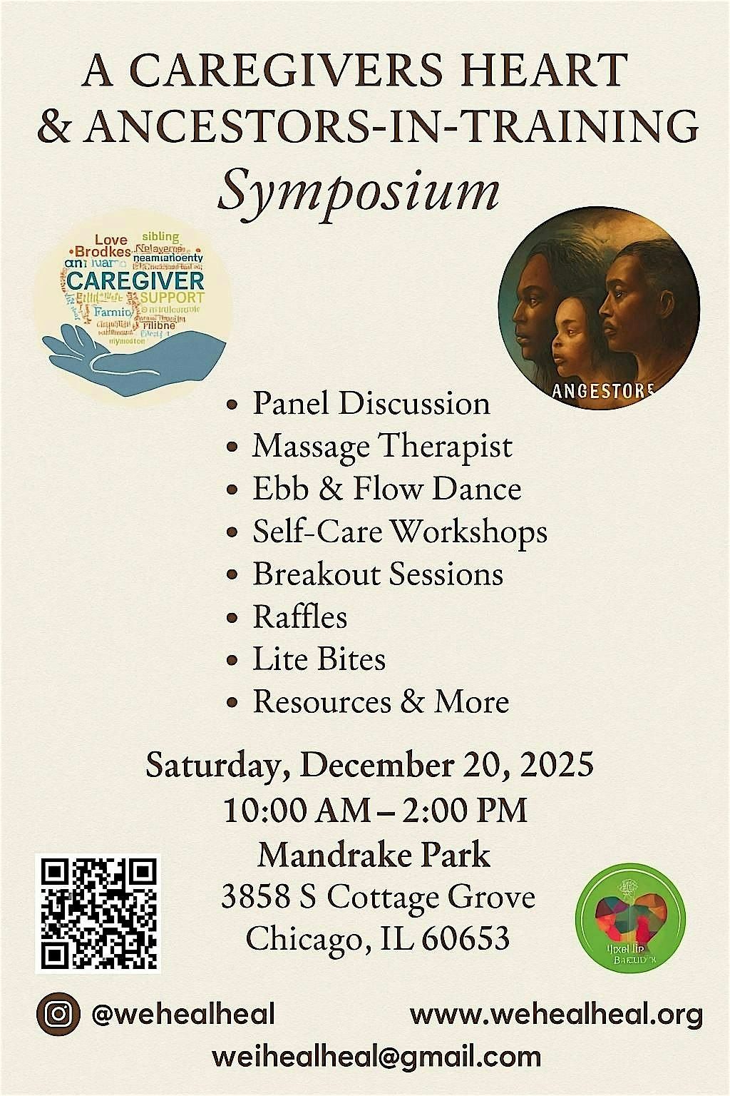 A Caregiver's Heart and Ancestors-IN-Training Syposium, 20 December | Event in Chicago | AllEvents