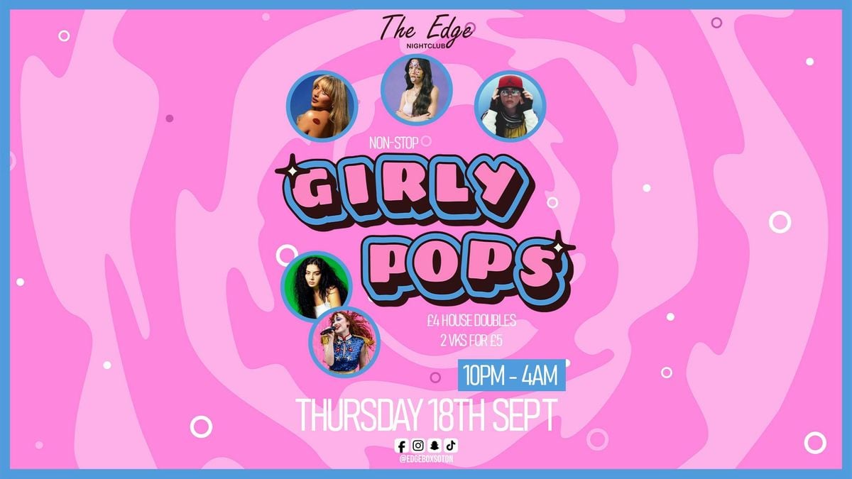 Girly Pops - Free Entry b4 Midnight &amp; Free Shot, 18 September | Event in Southampton | AllEvents