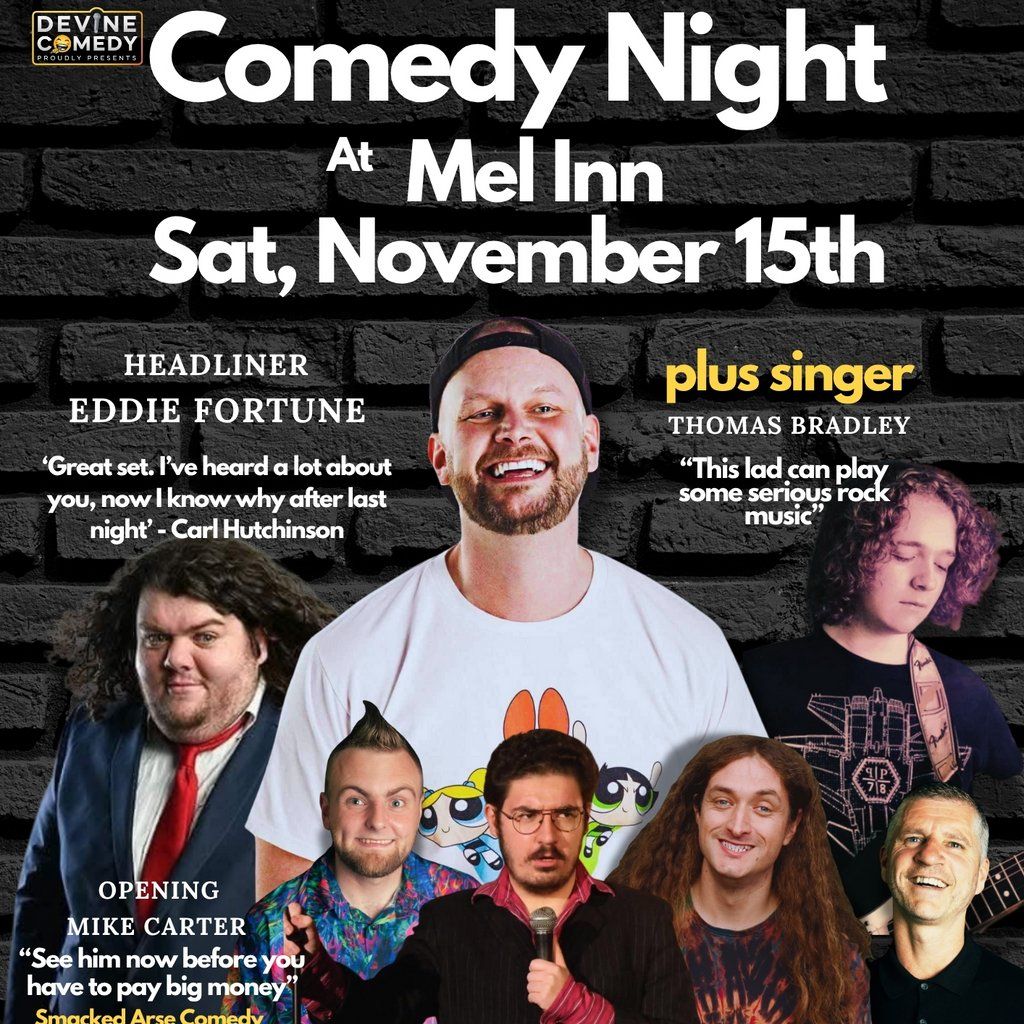 Comedy Night & Rock Singer at Mel Inn, Saturday November 15 2025, 15 November | Event in Liverpool | AllEvents