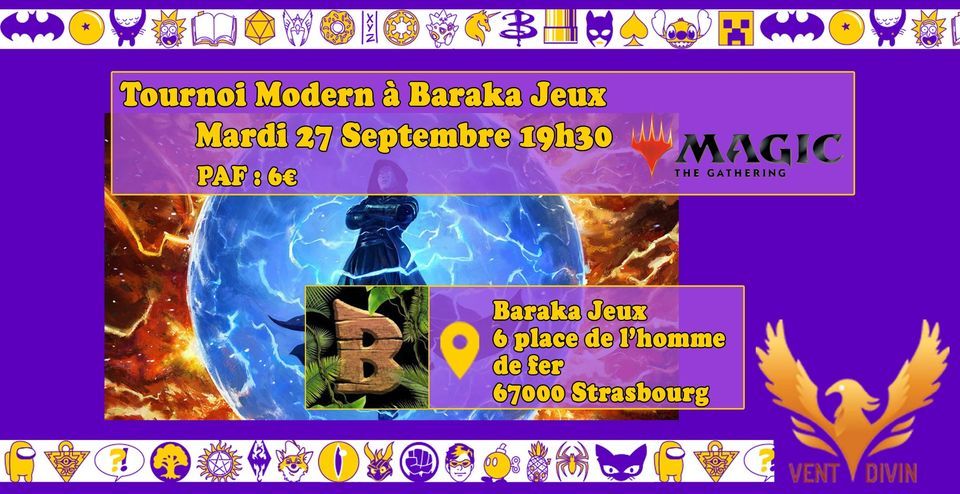 Tournoi Modern & Bar à Baraka Jeux, Baraka Jeux Strasbourg, September ...
