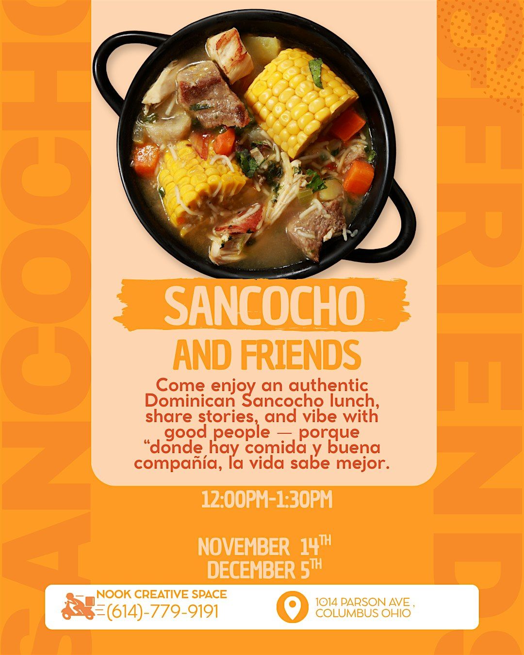 Sancocho and Friends, 5 December | Event in Columbus | AllEvents