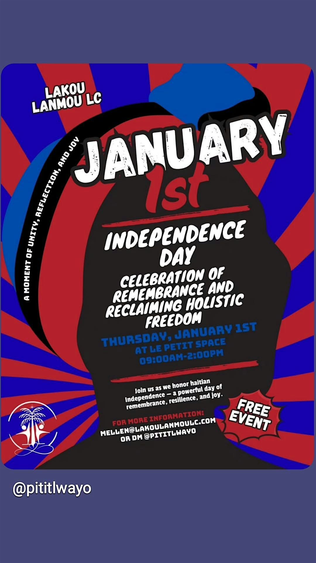Celebration of Remembrance and Reclaiming Holistic Freedom, 1 January | Event in Boston | AllEvents