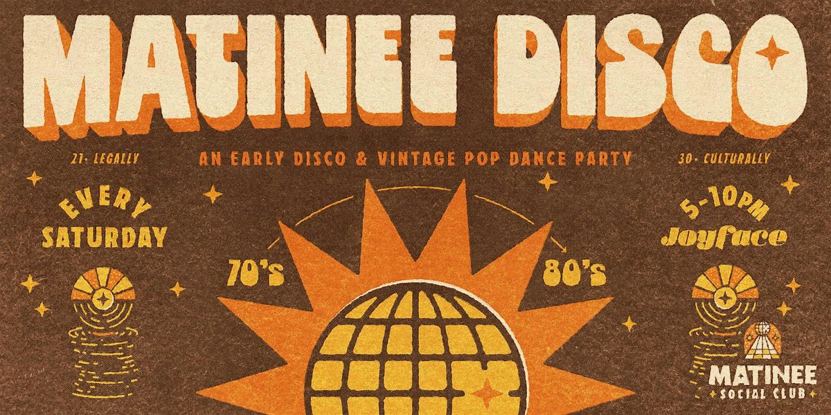 Matinee Disco @ Joyface, 17 January | Event in New York | AllEvents