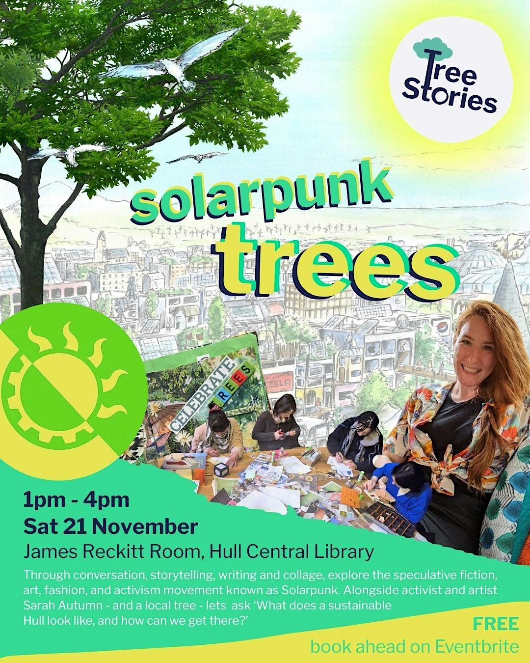 Solarpunk Trees, Hull Central Library, Kingston upon Hull, 21 November ...