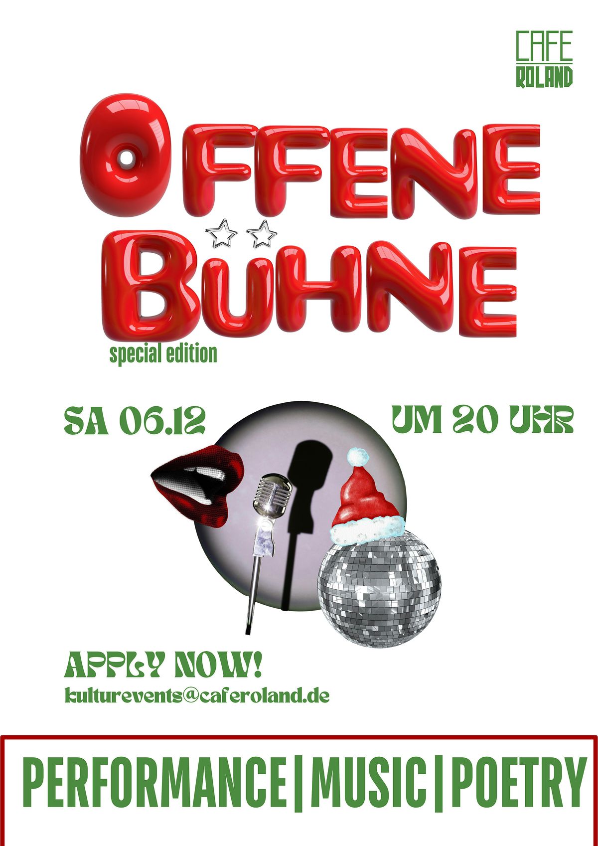 OFFENE BÜHNE IM Cafe Roland | Event in Pforzheim | AllEvents