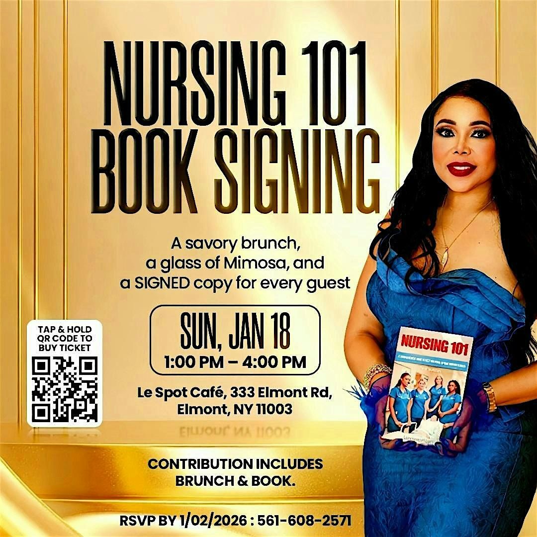 NURSING 101 BooK & Brunch, 18 January | Event in Elmont | AllEvents