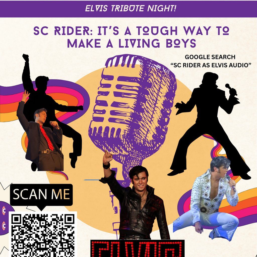 SC Rider as Elvis: Its A Tough Way To Make A Livin Boys, 24 October | Event in Glasgow | AllEvents