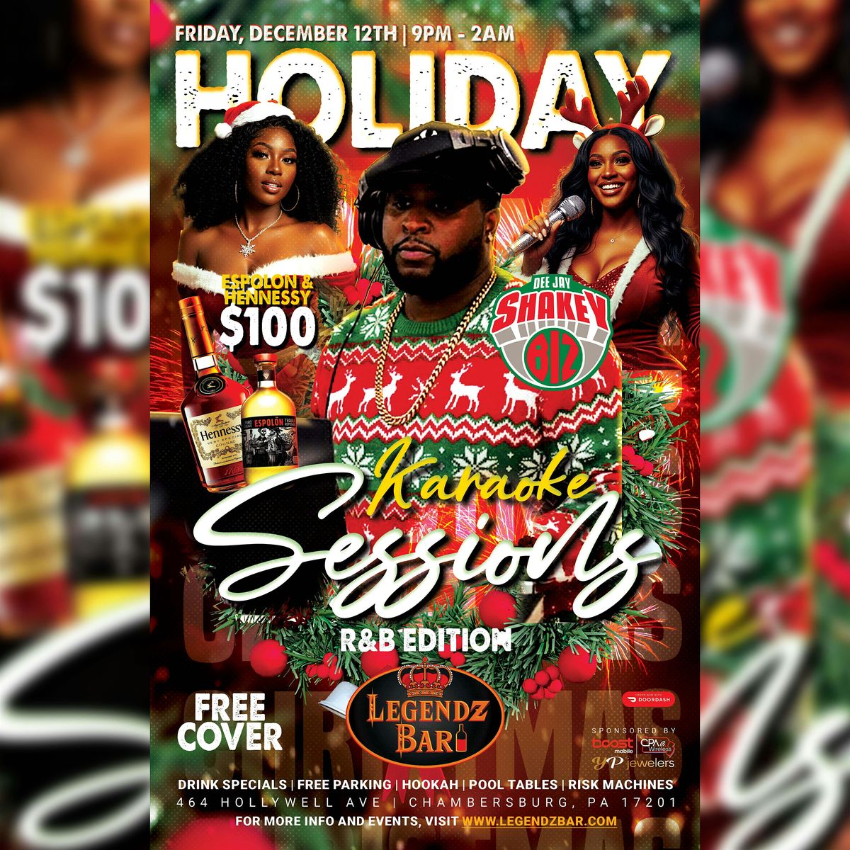 Holiday Karaoke with Dee Jay Shakey Biz, 13 December | Event in Chambersburg | AllEvents