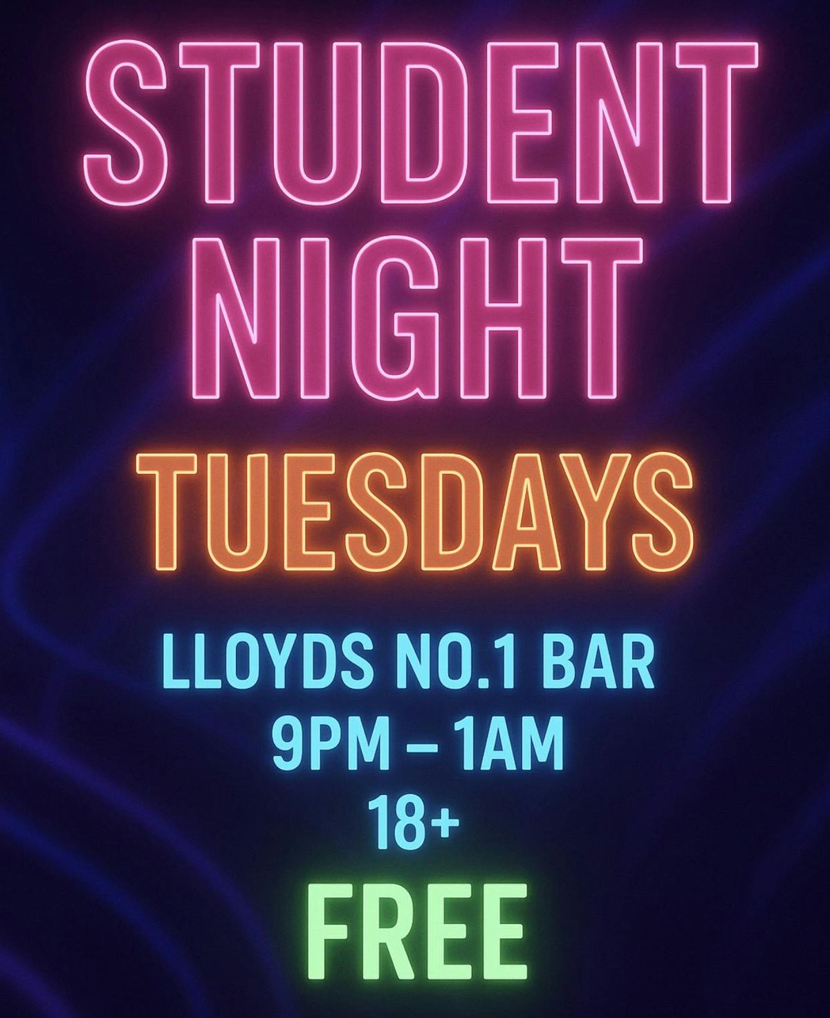 Student night!! - Free freshers events , 16 September | Event in Nottingham | AllEvents