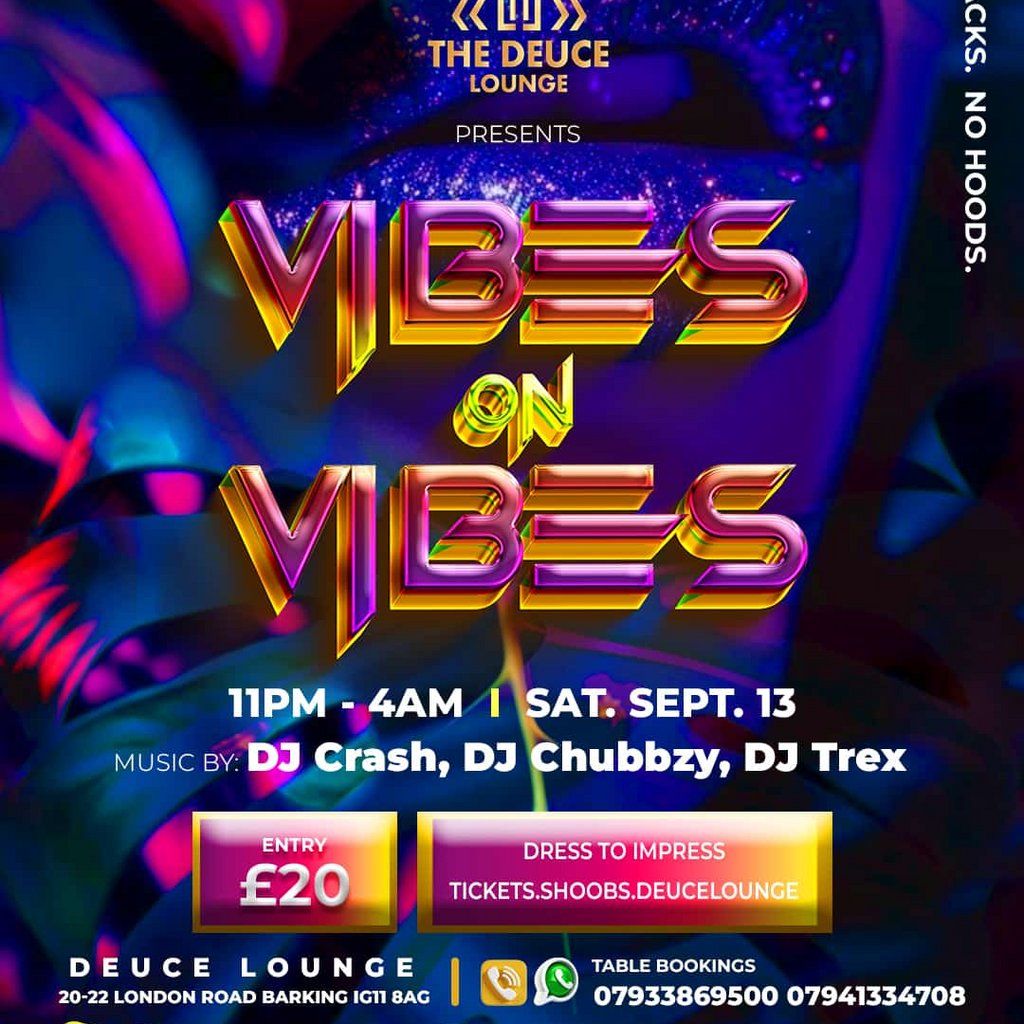 Vibes on Vibes, 4 October | Event in Barking | AllEvents