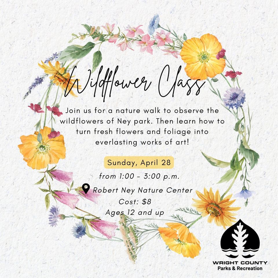 Wild Flower Class, Robert E Ney Memorial Park, Maple Lake, 28 April