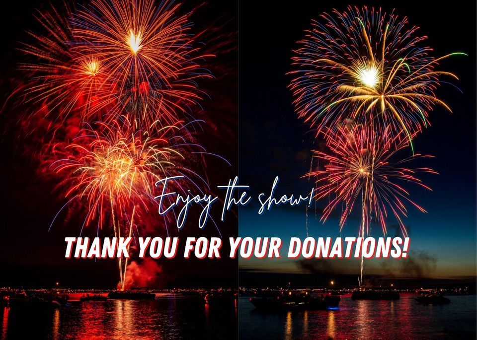 4th of July Fireworks Show, Arnolds Park Amusement Park, 5 July 2022