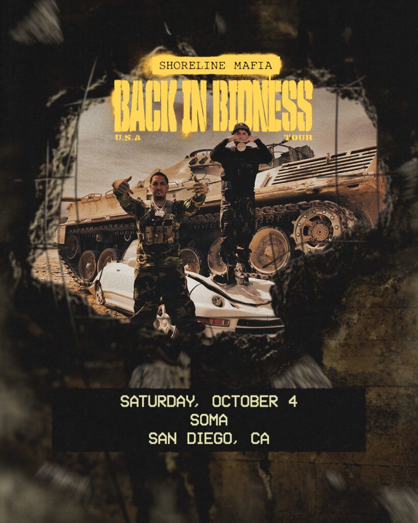 Shoreline Mafia San Diego Tickets, 4 October | Event in San Diego | AllEvents