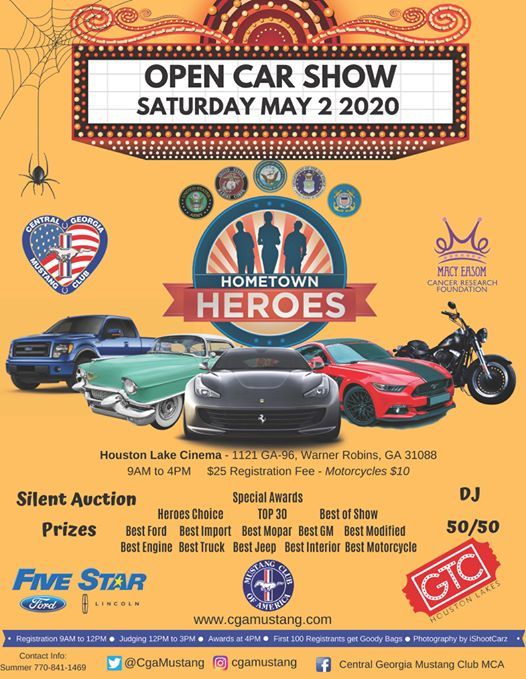 Hometown Heroes Open Car Show At Gtc Houston Lakes Cinemas Warner