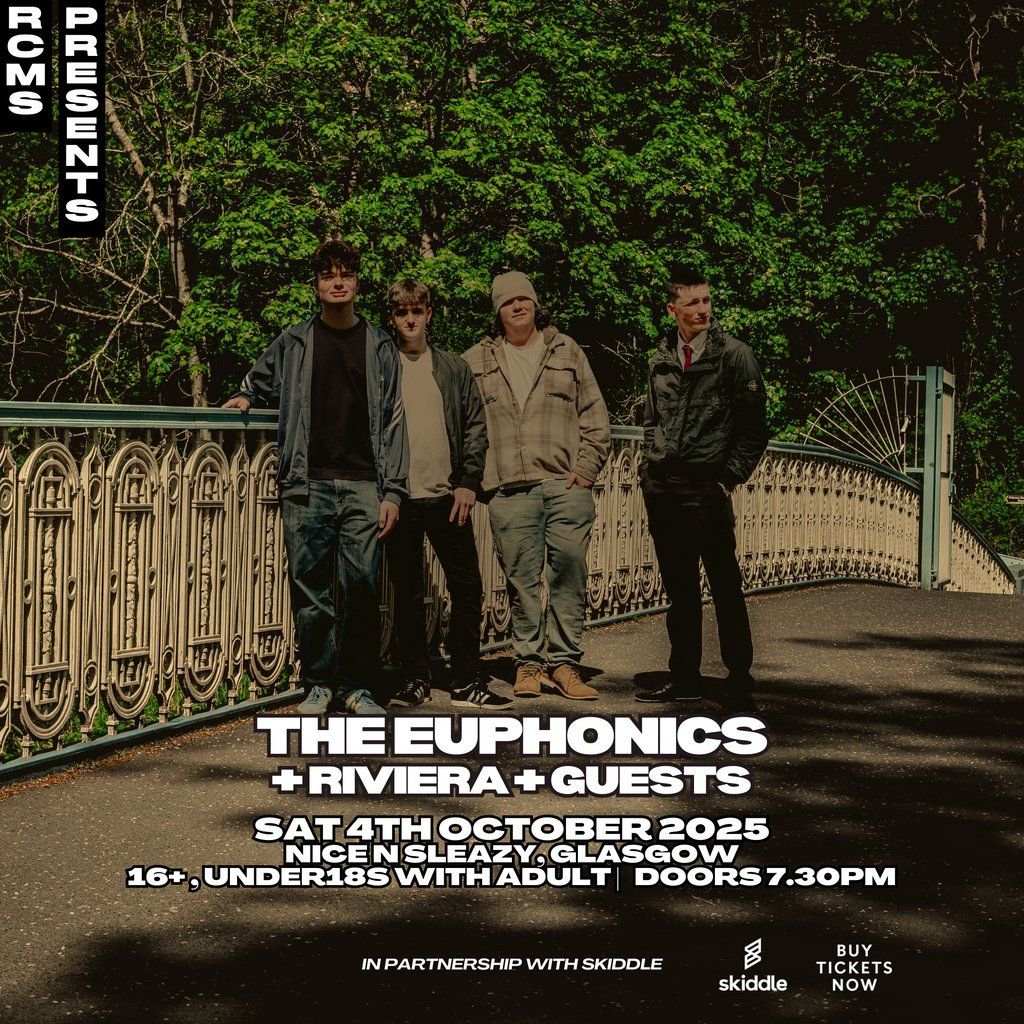 The Euphonics, Riviera, Guests, 4 October | Event in Glasgow | AllEvents