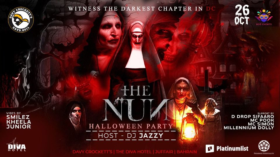 The Nun Halloween Party at Davy Corckett's Bahrain, 26 October | Event in Manama | AllEvents
