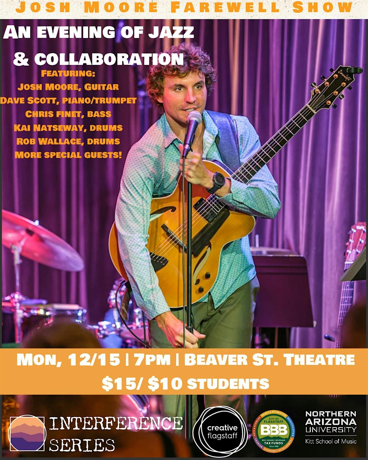 Josh Moore Farewell Show: An evening of Jazz & Collaboration, 15 December | Event in Flagstaff | AllEvents