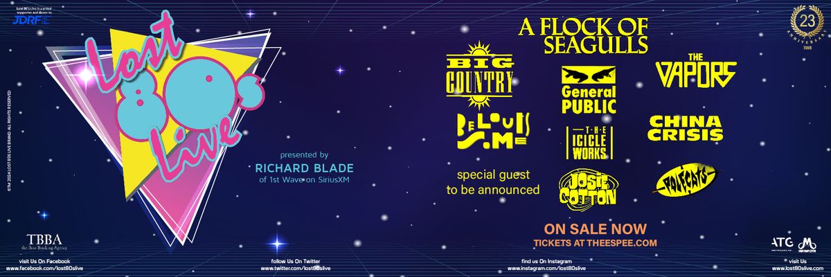 Big Country: A Flock of Seagulls with Lost 80's Live, 22 August | Event in San Diego | AllEvents