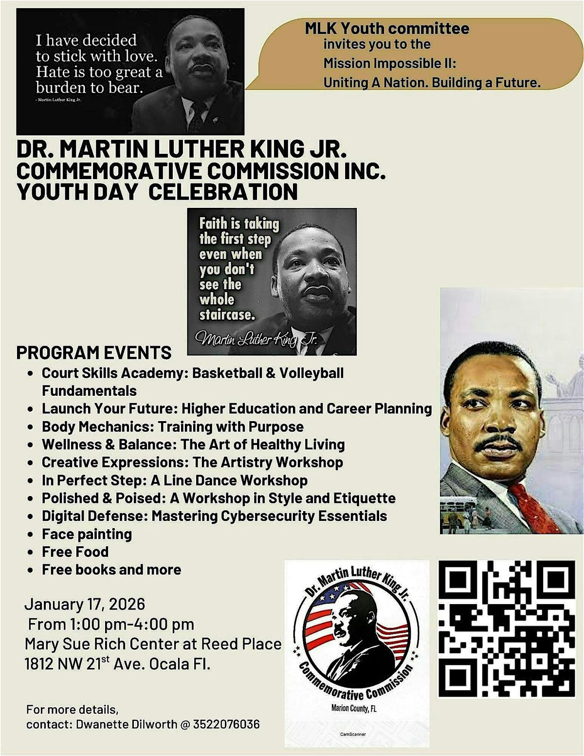 Martin Luther King Jr. Youth Day, 17 January | Event in Ocala | AllEvents