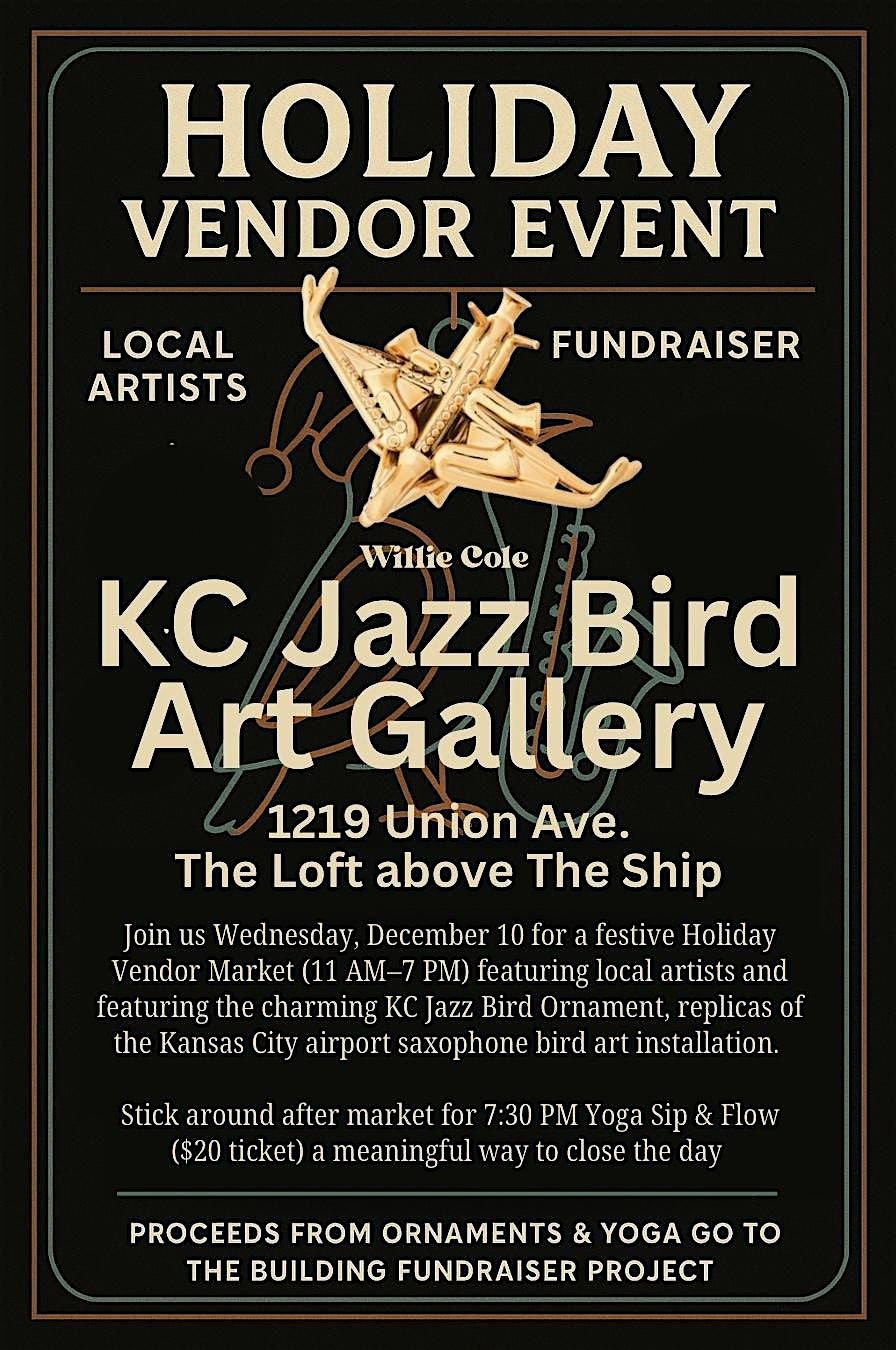 KC Jazz Bird VENDOR EVENT and fundraiser, 10 December | Event in Kansas City | AllEvents