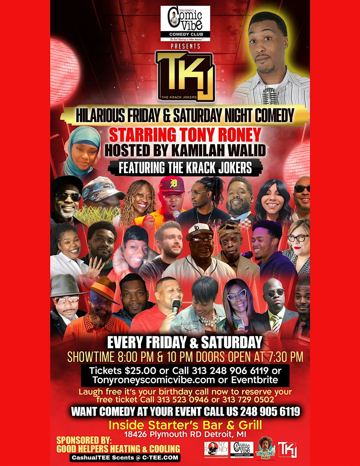 Hilarious Friday & Saturday Night Comedy – Starring Tony Roney & The Krack, 12 December | AllEvents