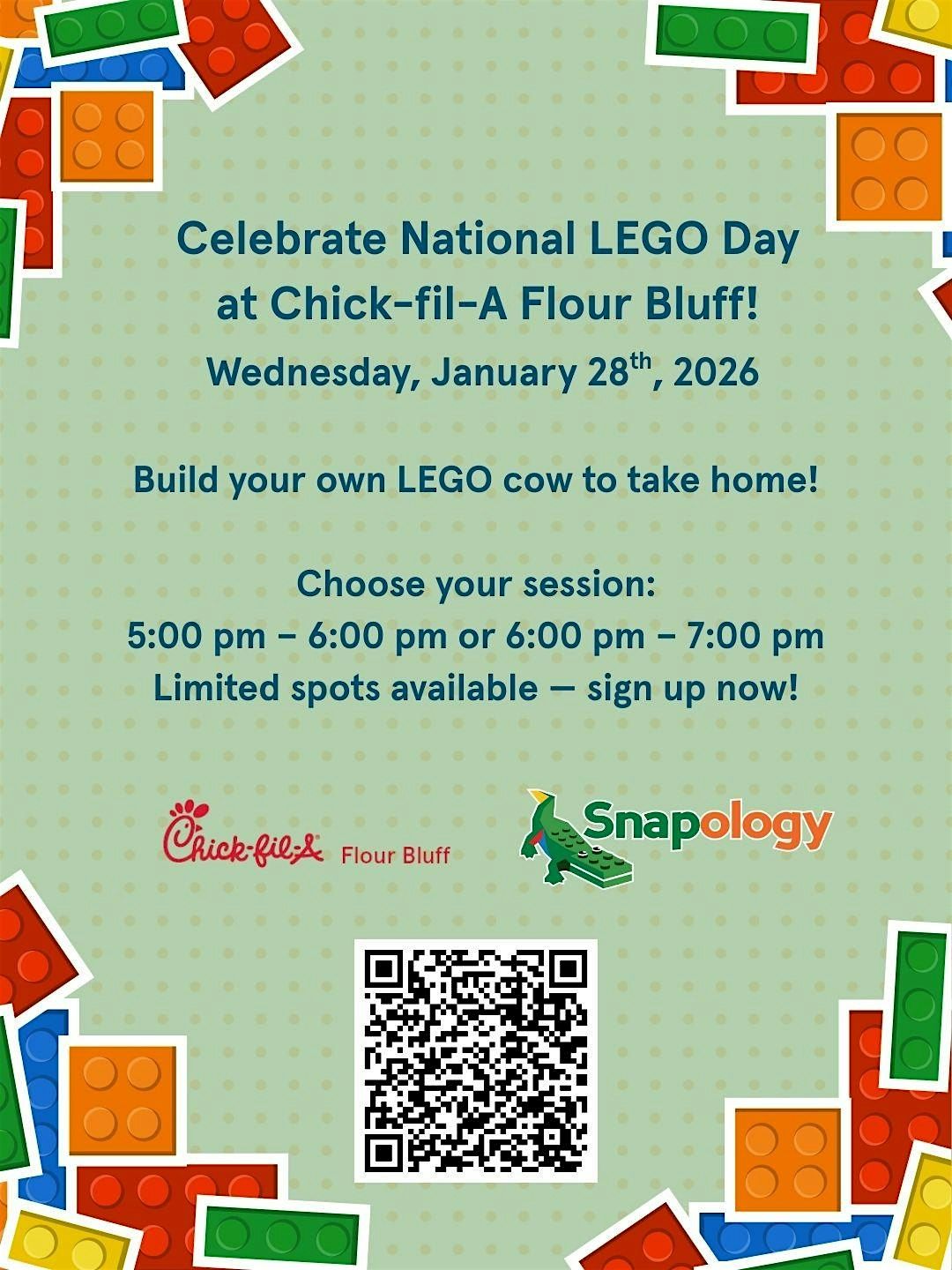 National Lego Day - Build Your Own Cow!