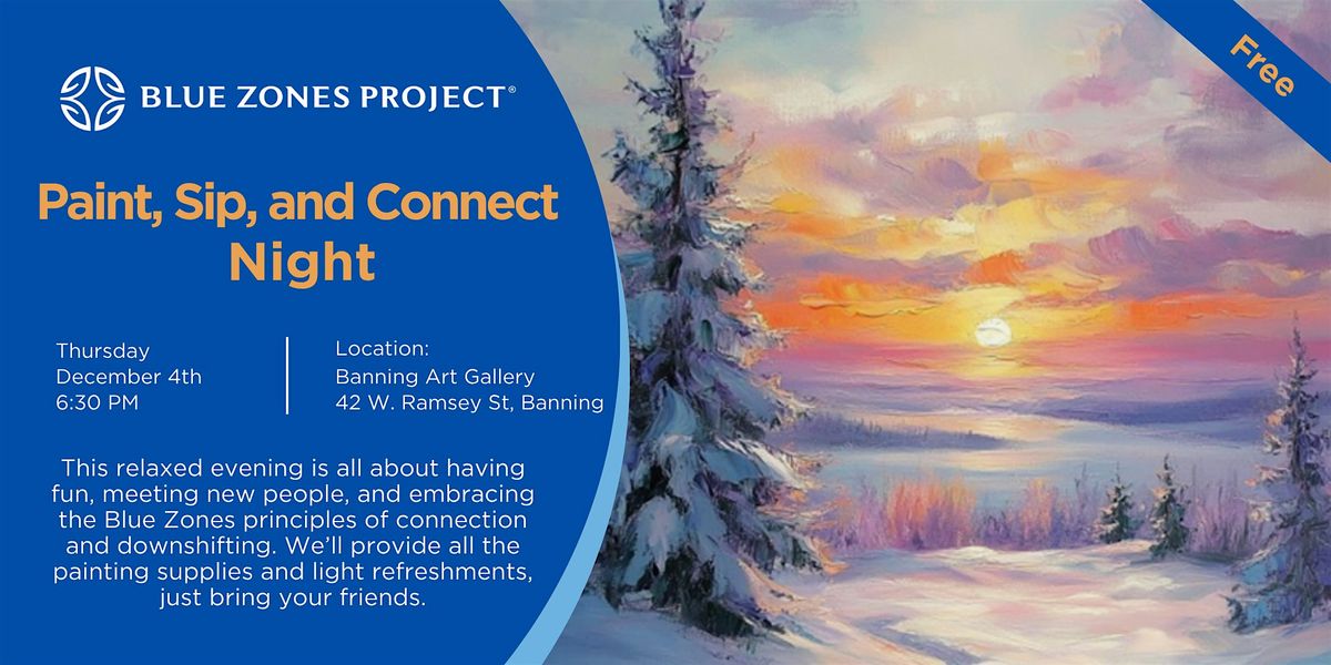 Paint, Sip, and Connect Night- BZP Banning, 4 December | Event in Banning | AllEvents
