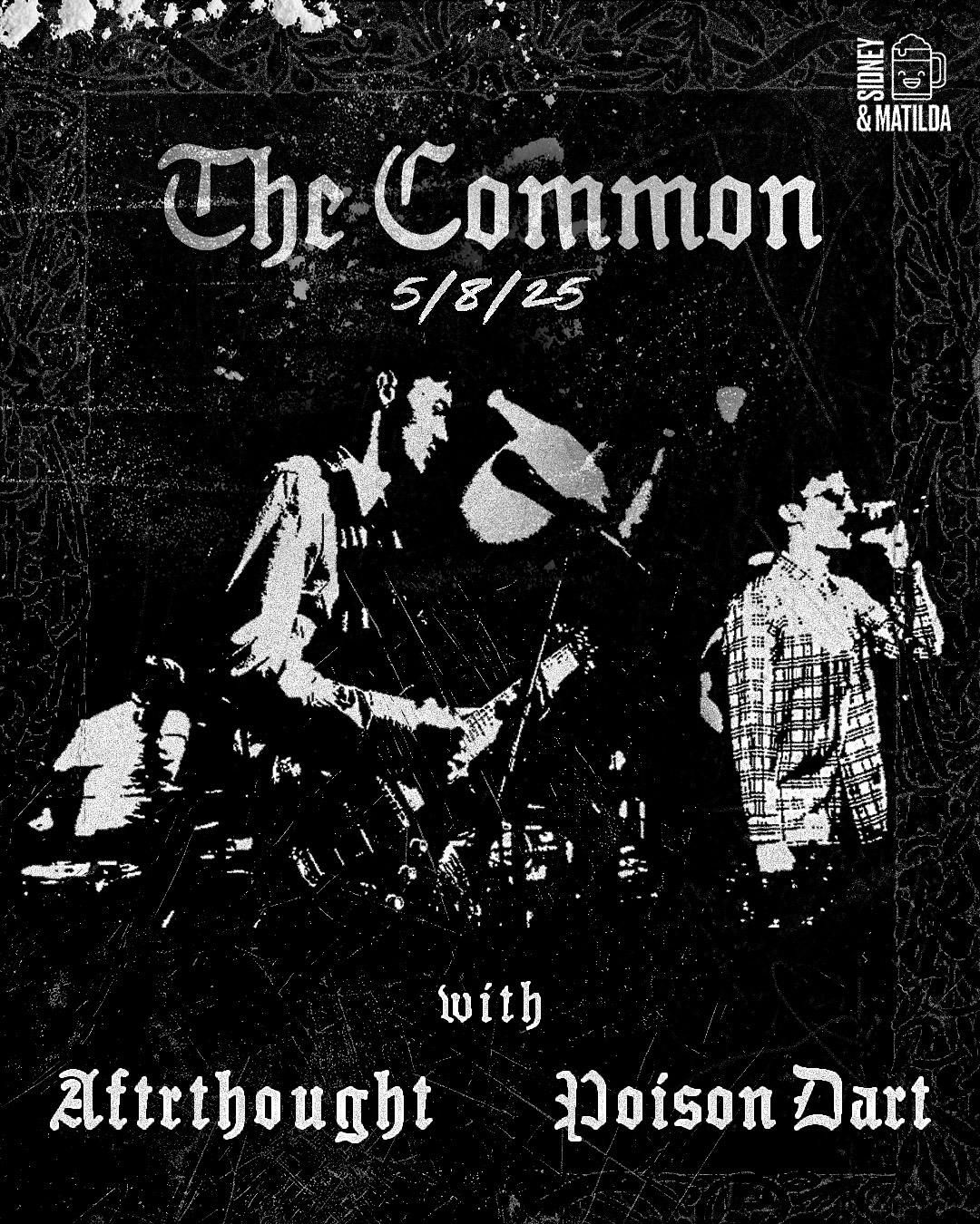 The Common + Aftrthought + Poison Dart, 5 August | Event in Sheffield | AllEvents