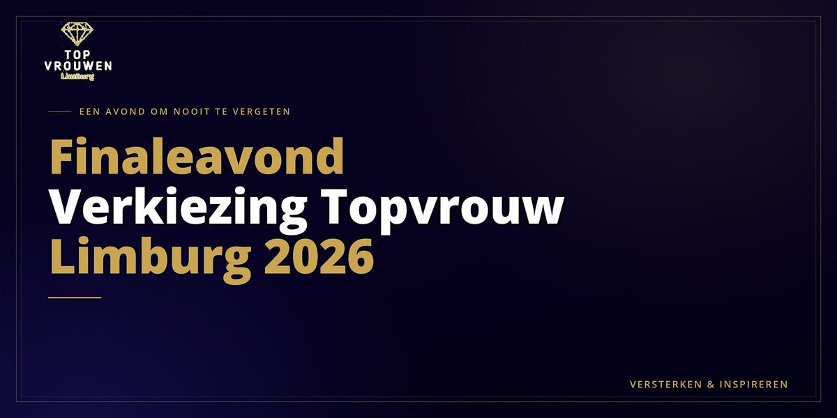 Verkiezingsavond Topvrouw Limburg 2026