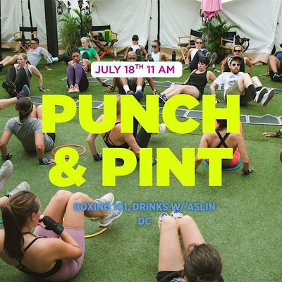 Punch & Pints at Aslin DC