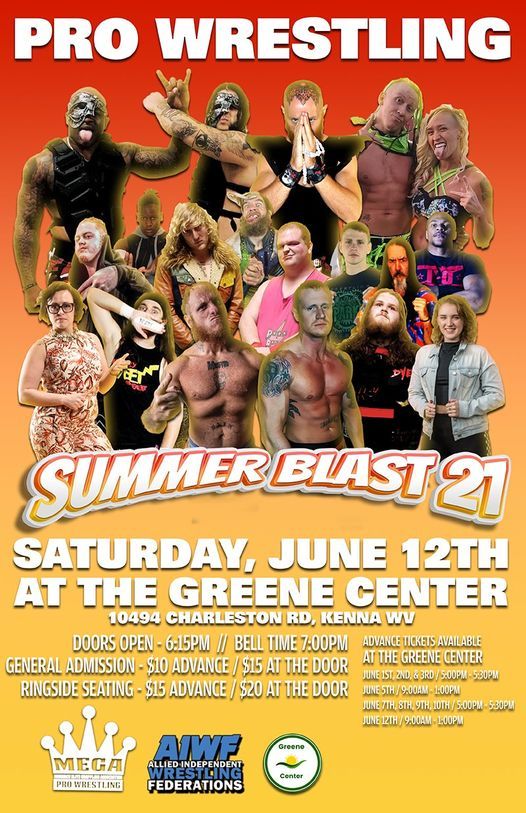 Pro Wrestling Events In The City Top Upcoming Events For Pro Wrestling Independent Wrestling Events West Virginia March 2022