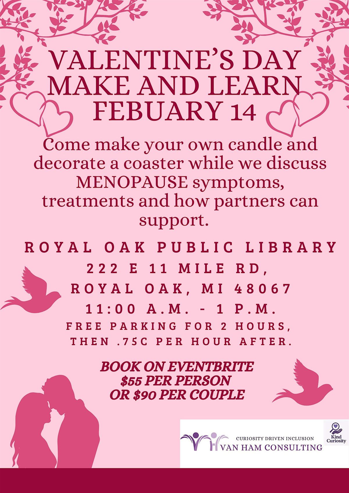 What the HECK is Menopause and what is it doing to my partner?!, 14 February | Event in Royal Oak | AllEvents