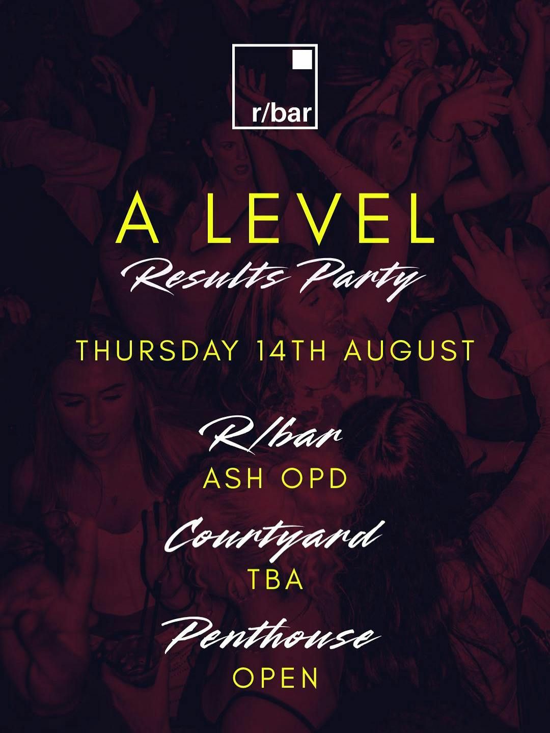 A Level Results Night Thursday 14th August - Open till 3am , 14 August | Event in Leicester | AllEvents
