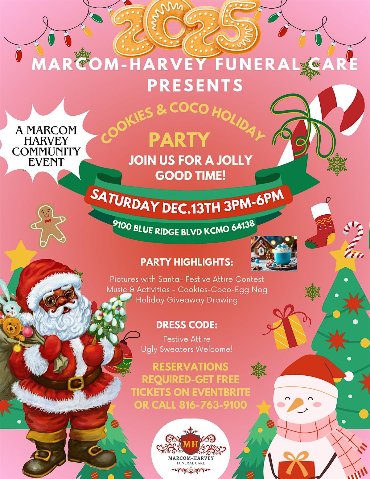 Marcom-Harvey Cookies & Coco Holiday Event, 13 December | Event in Kansas City | AllEvents
