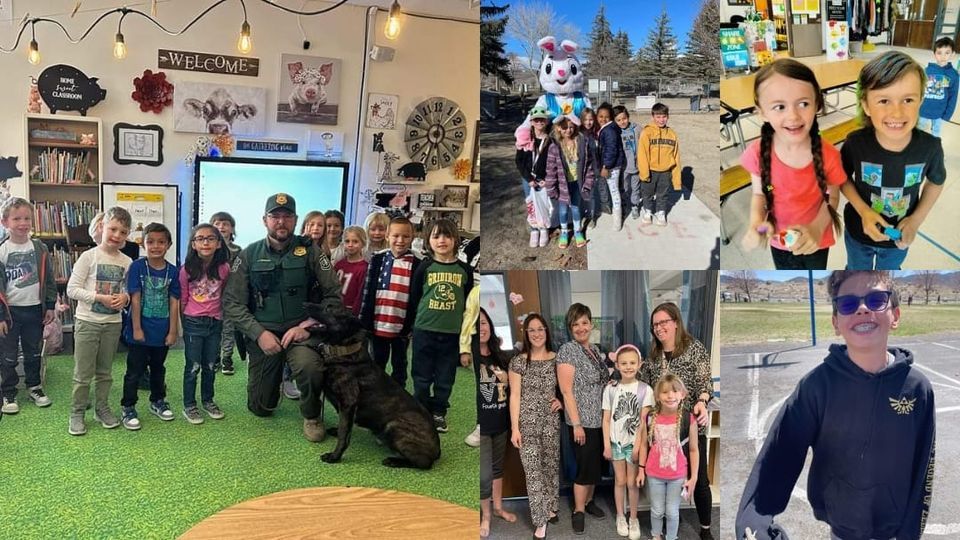 Teacher Appreciation Chalk Art, Dayton Elementary School, 6 May 2023