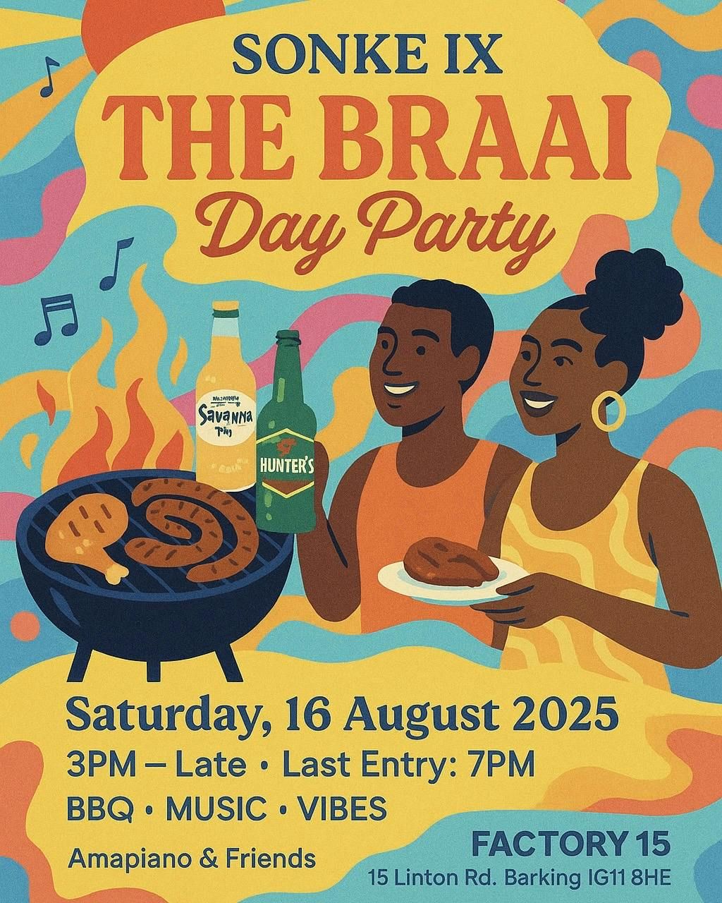SONKE IX - THE BRAAI, 16 August | Event in Barking | AllEvents