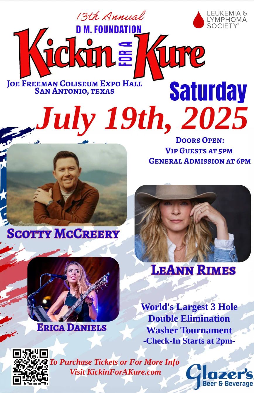 Kickin For A Kure - Scotty McCreery, LeAnn Rimes and Erica Daniels at Freeman Coliseum, 19 July | AllEvents