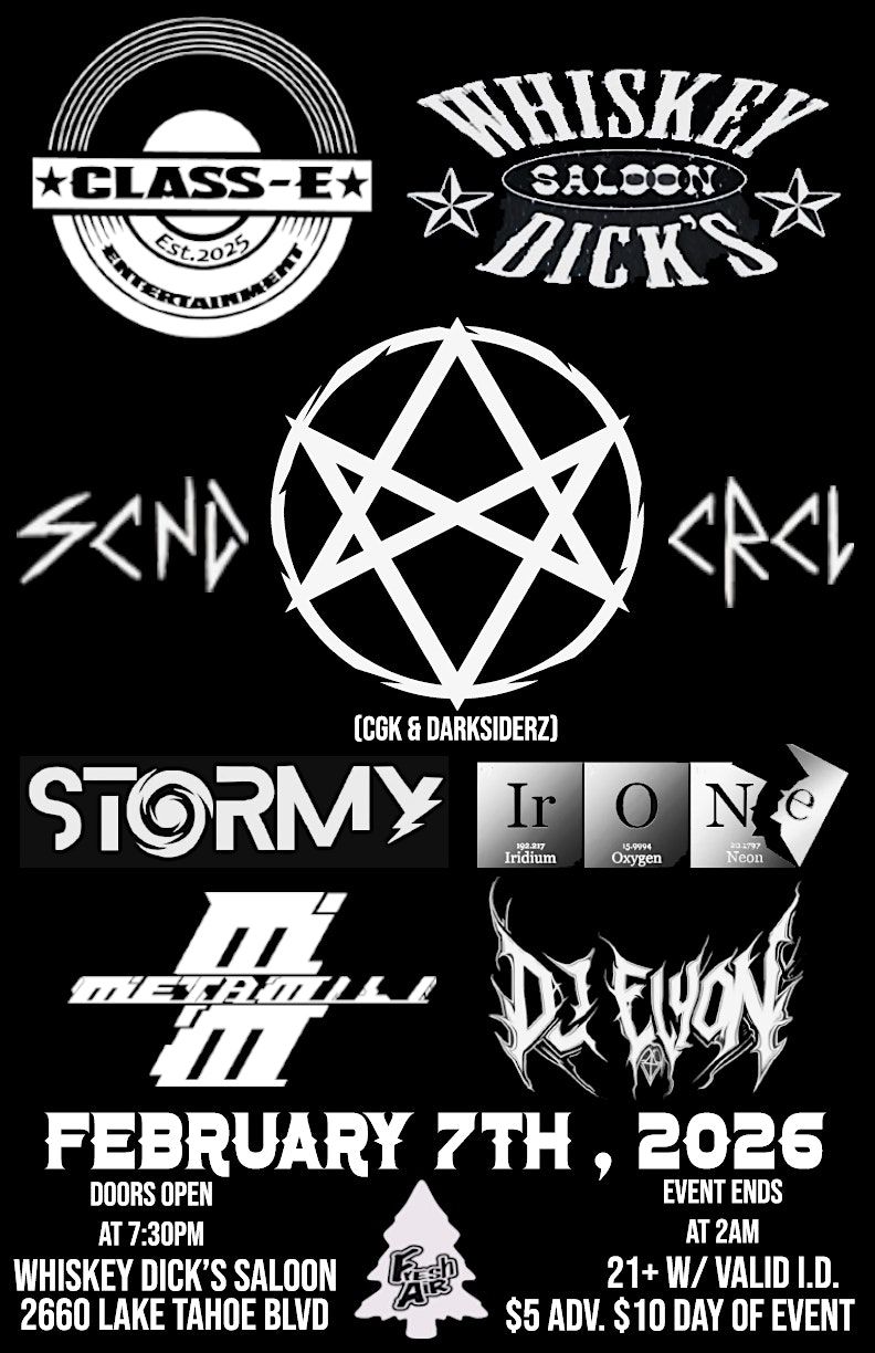 SCND CRCL, STORMY, IRON-E, ELYON, META MILI