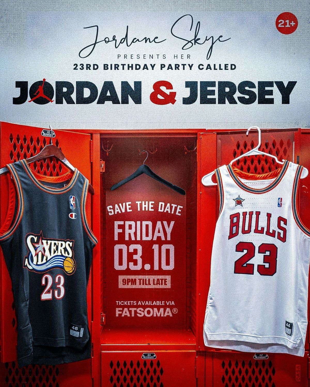 JORDANE SKYE: JORDAN &amp; JERSEY 🏀, 3 October | Event in Birmingham | AllEvents