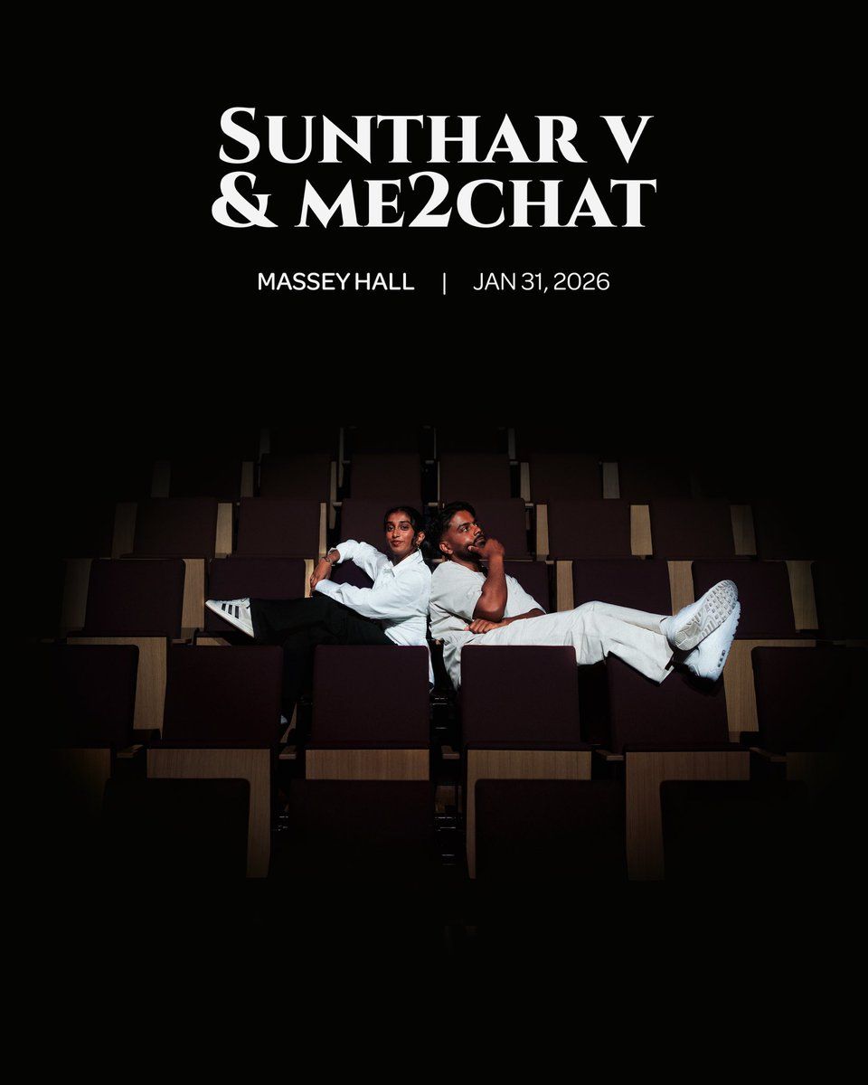 Sunthar V & Me2Chat, 30 January | Event in Toronto | AllEvents