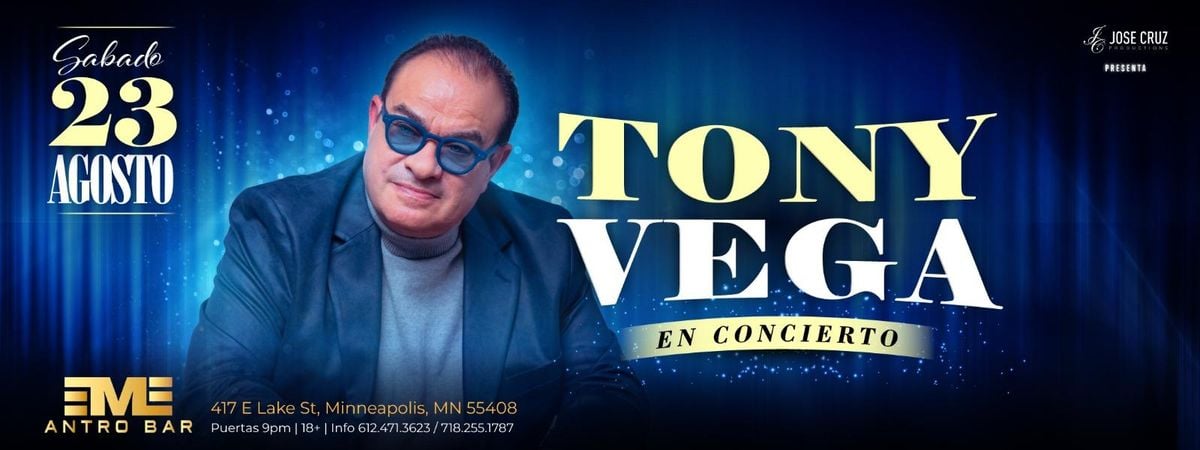 TONY VEGA EN MINNEAPOLIS, 23 August | Event in Minneapolis | AllEvents