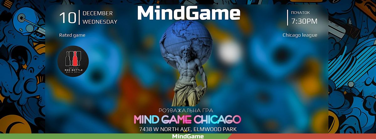 MIND GAME CHICAGO 5 game III season | December 10, 2025 | Red Bottle Bar, 10 December | Event in Elmwood Park