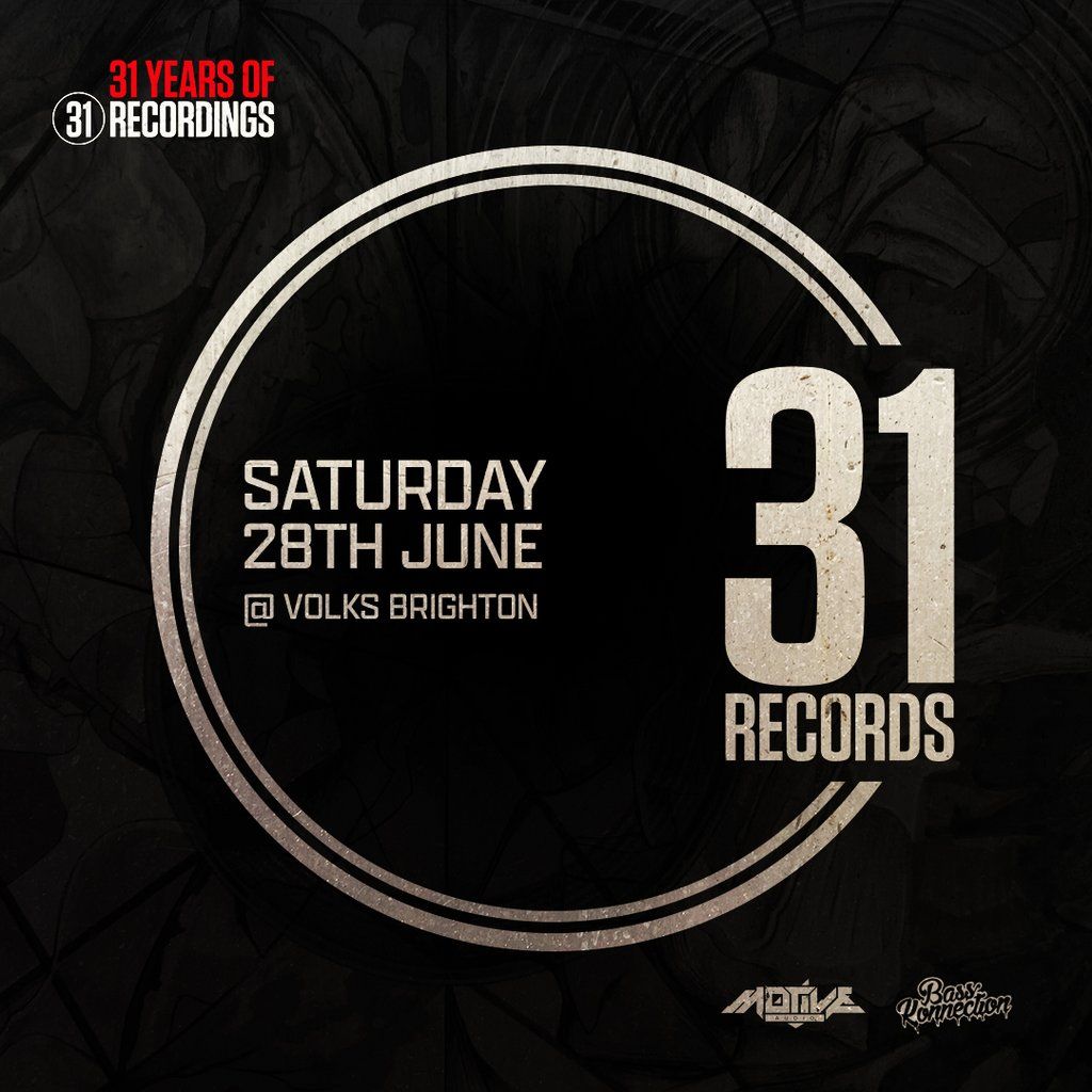 31 Recordings - Doc Scott, Need for Mirrors, Dom & Roland, 28 June | Event in Brighton | AllEvents