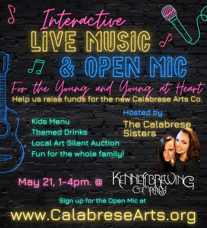 Interactive Live Music and Family Open Mic!, Brewing Company